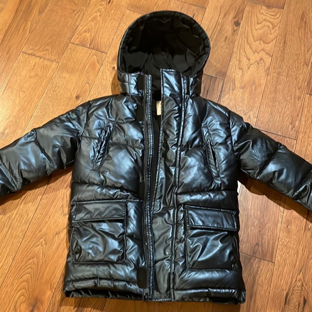 APPAMAN METALLIC BLUE PUFFER